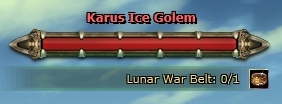 Lunar War Belt düşme hakkı göstergesi