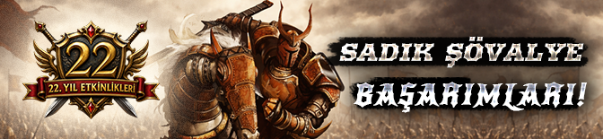 Knight Online Sadık Şövalye başarımları etkinliği