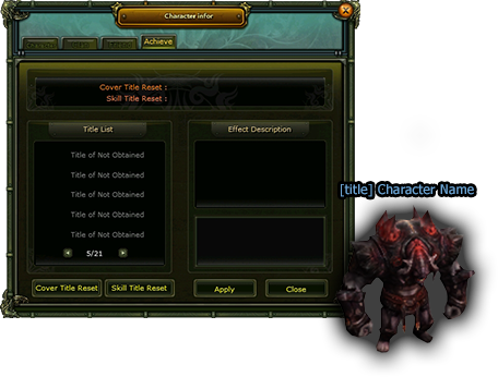 Knight Online Achieve menüsü ve /achieve komutu